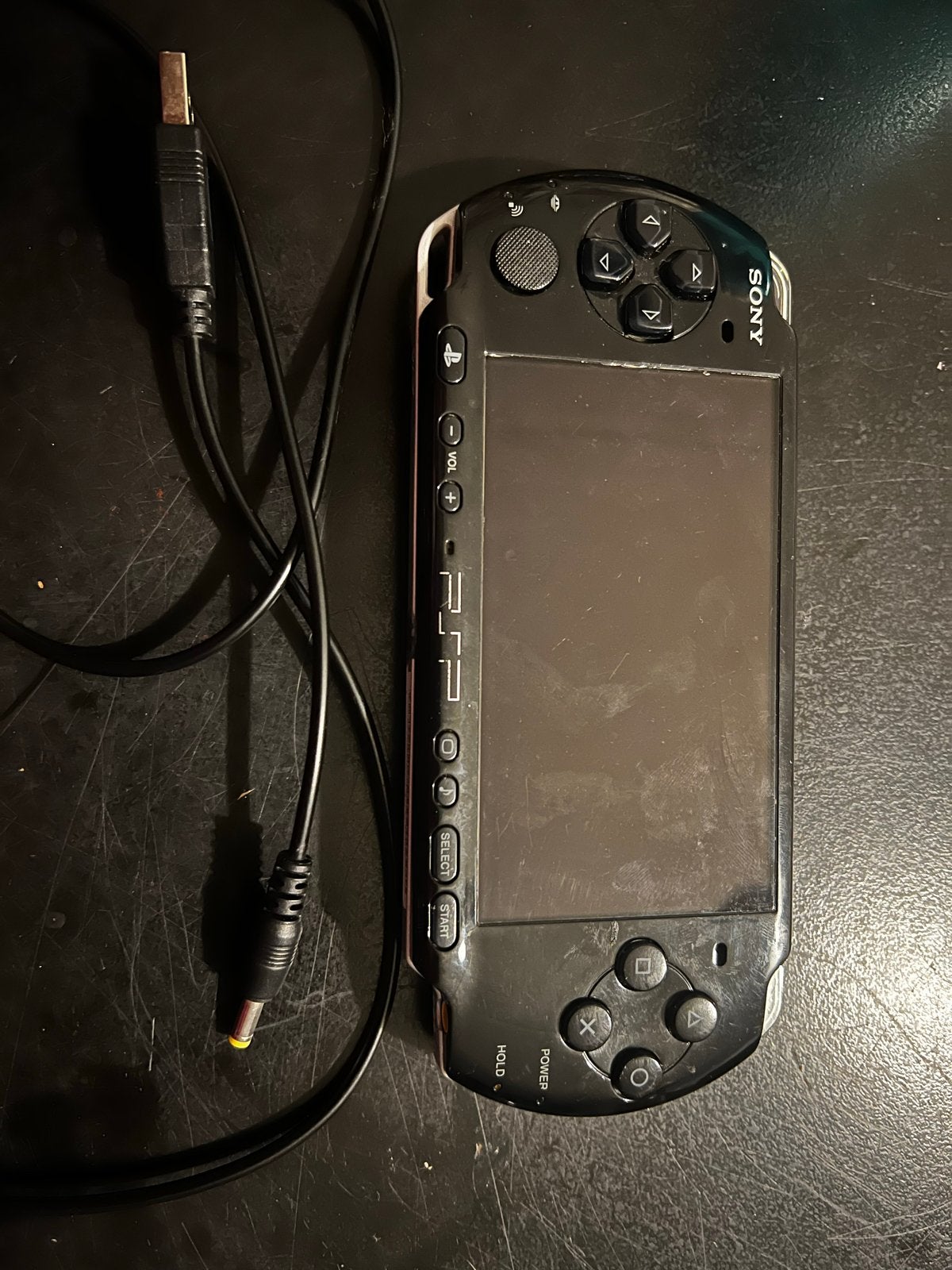Werkende Sony PSP 3000 met oplader - Zwart, Spelcomputers en Games, Ophalen of Verzenden, Gebruikt, Zwart, PSP 3000