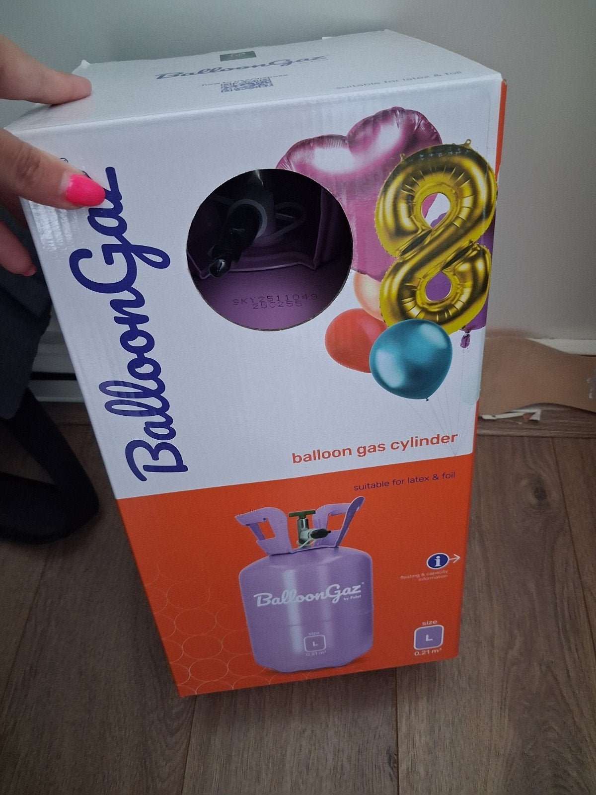 BallonGaz Helium Tank, Ophalen of Verzenden, Nieuw, Feestartikel, Verjaardag