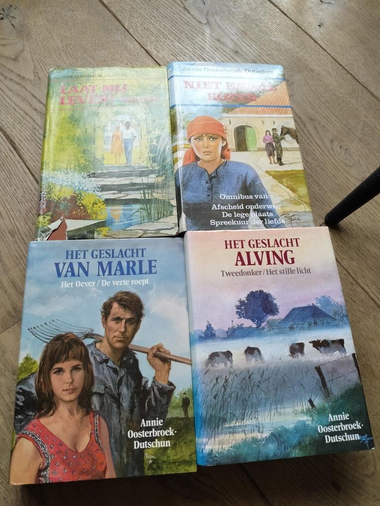 4 boeken van Annie Oosterbroek-Dutschun, Ophalen, Gelezen, Annie Oosterbroek-Dutschun, Nederland