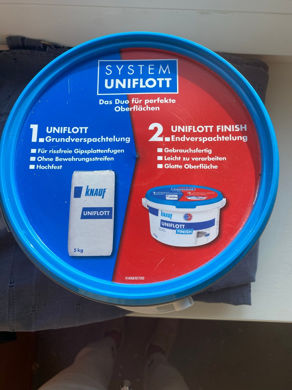 Knauf Uniflott Finish 4kg - Nieuw en Ongeopend, Ophalen of Verzenden, Nieuw, Overige typen