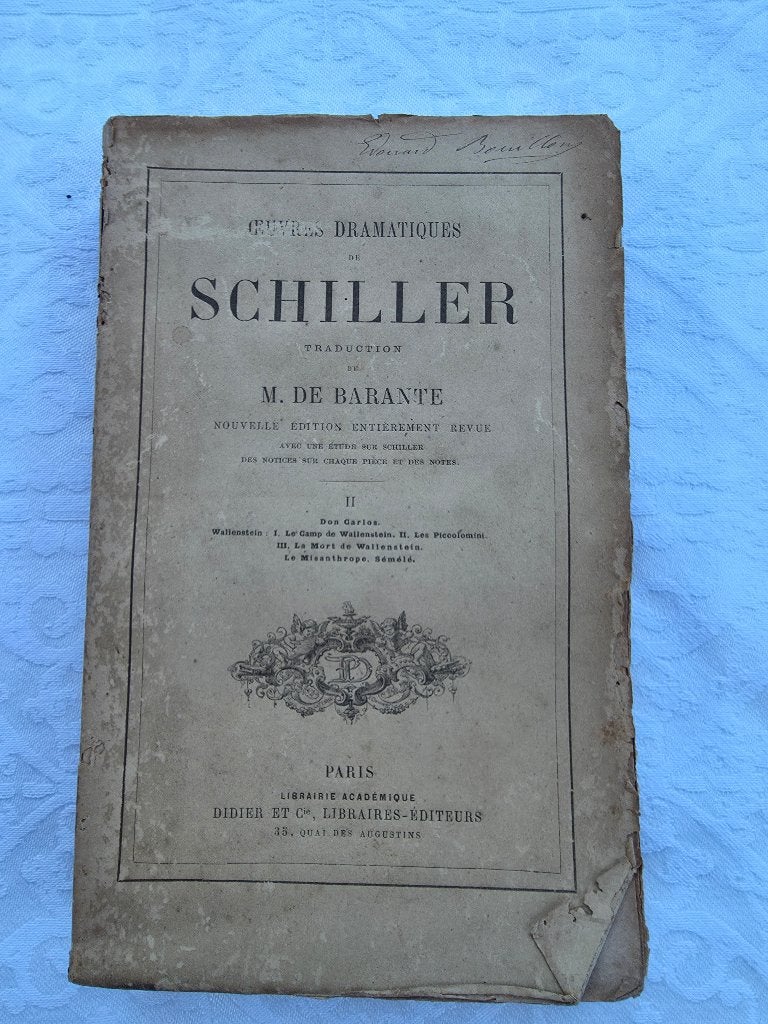 Kist oude Franse boeken19e/begin 20e eeuw, Ophalen of Verzenden