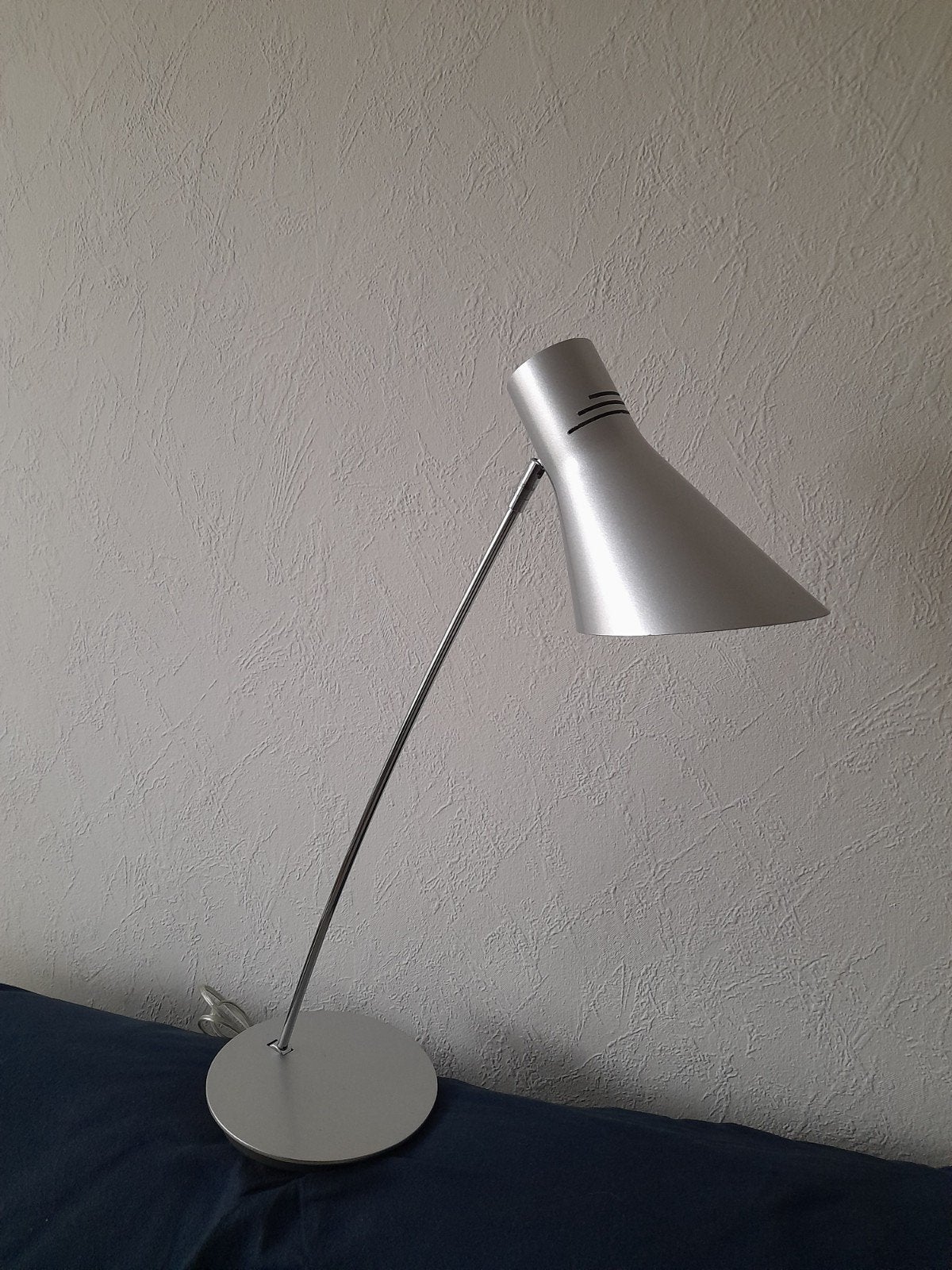 Bureaulamp zilver vintage  - zgan, Zilver, Ophalen, Bureaulamp, Vintage
