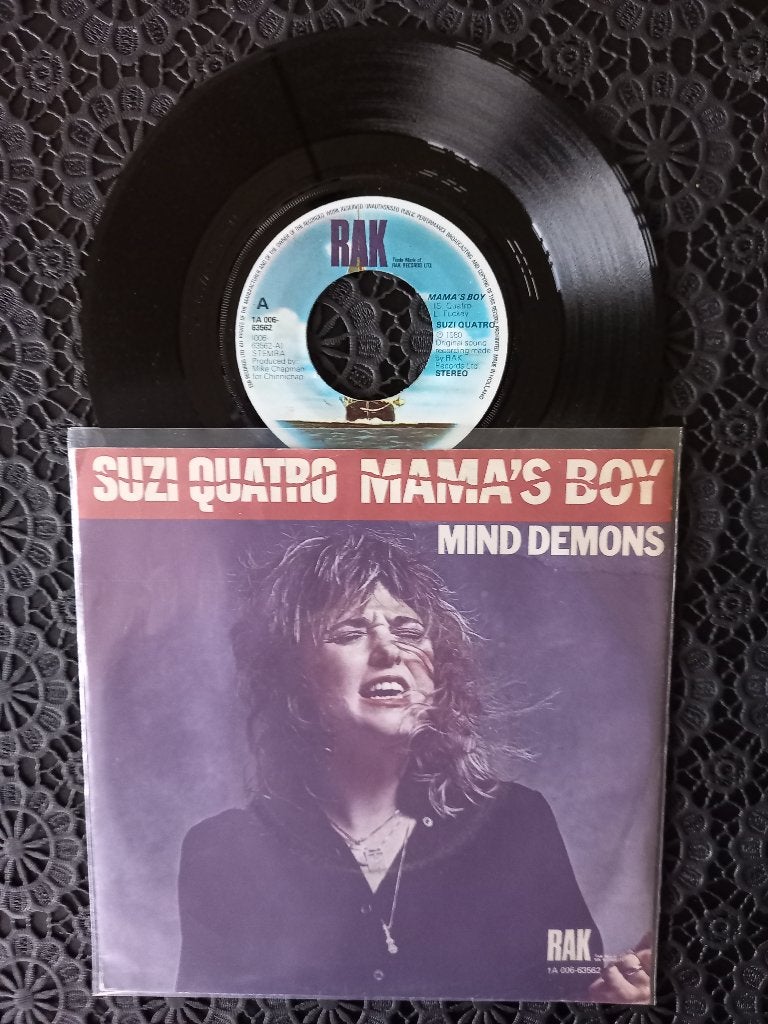 Suzi Quatro - Mama's Boy 1980 IN ZÉÉR GOEDE STAAT!, Gebruikt, 7 inch, Ophalen of Verzenden, Overige typen