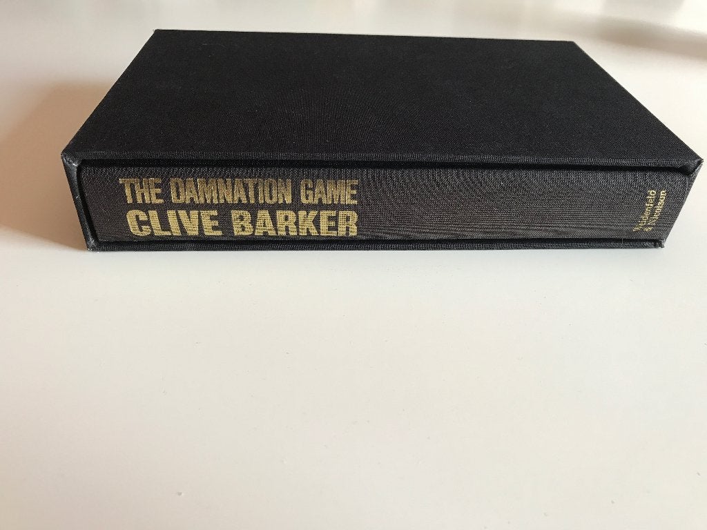 The Damnation Game - Clive Barker - Signed/Limited, Boeken, Ophalen of Verzenden, Nieuw, Clive Barker, Amerika