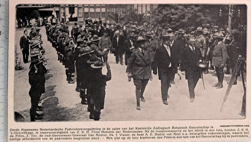 Scouting 1917; 3e Nat. vergadering in Dierentuin in Den Haag, Verzenden, Voor 1940, Gebruikt, Overige onderwerpen