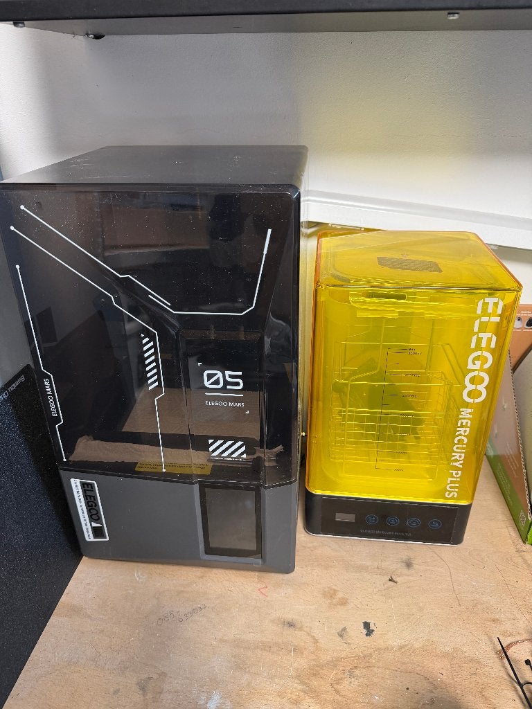 Elegoo Mars 5 Ultra + Mercury Plus incl. resin & filters, Ophalen, Ingebouwde Wi-Fi, Elegoo, Resin/Hars