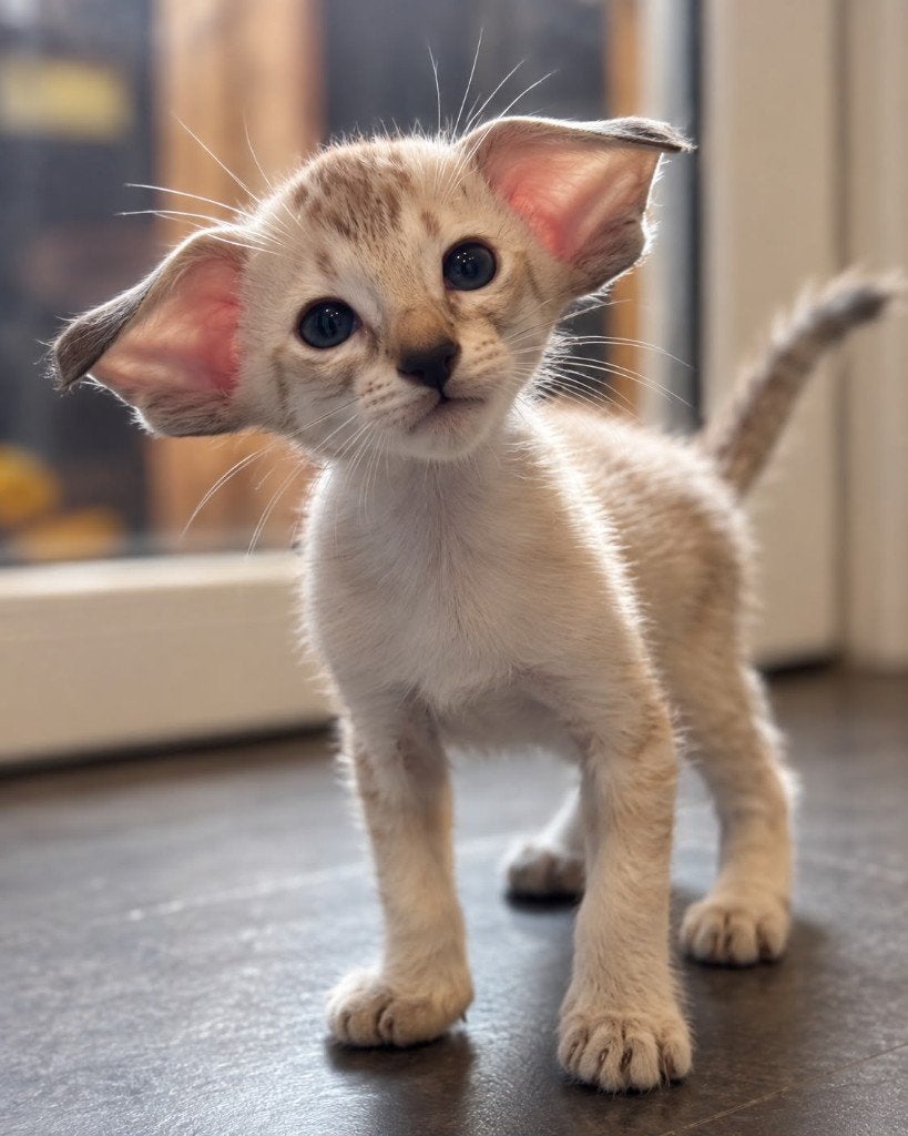 Lief Oosters Korthaar poesje zoekt een fijn thuis, Poes, Met stamboom, 0 tot 2 jaar