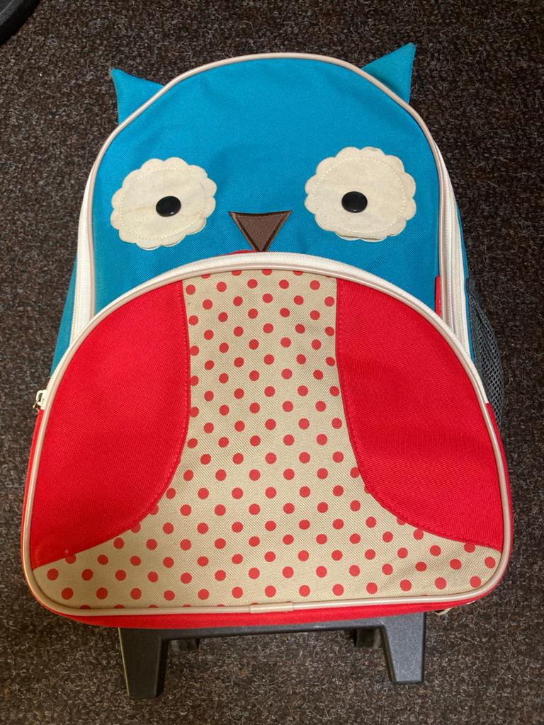 Leuke Uil Rugzak op Wieltjes - Ideaal voor Kinderen, Overige merken, Gebruikt, Ophalen of Verzenden, Minder dan 25 cm