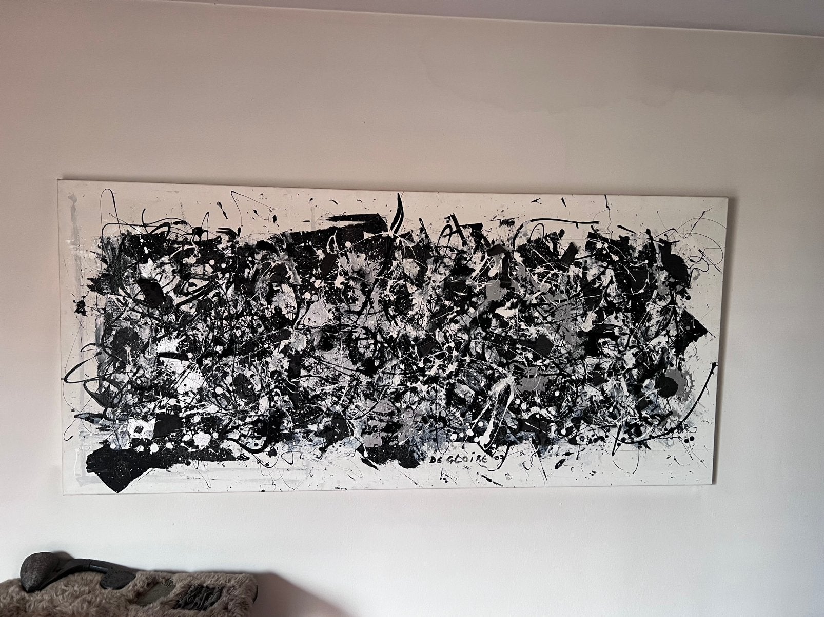 Pollock style by Denis De Gloire, Ophalen of Verzenden