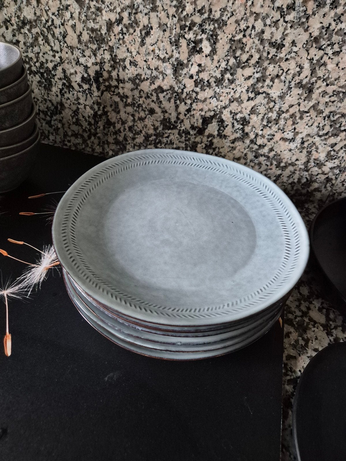 Mica Servies, Ophalen, Rond, Hout