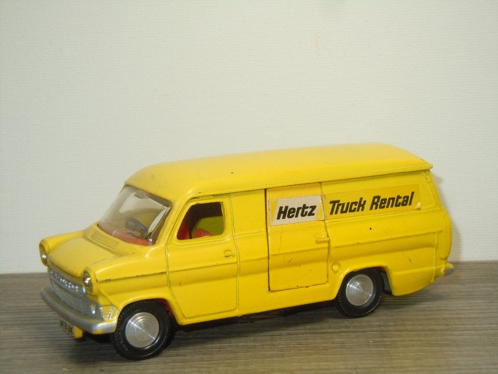 Ford Transit Hertz Truck Rental - Dinky Toys 407 England, Gebruikt, Engeland, Verzenden, Dinky Toys