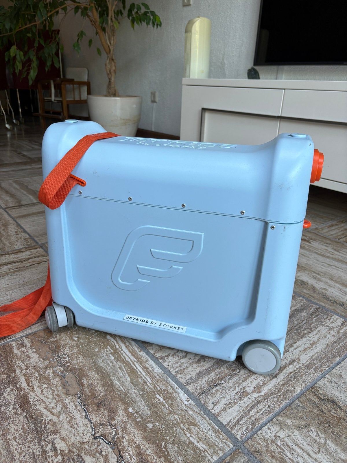 JetKids by Stokke BedBox - Lichtblauw, Ophalen of Verzenden, Zo goed als nieuw