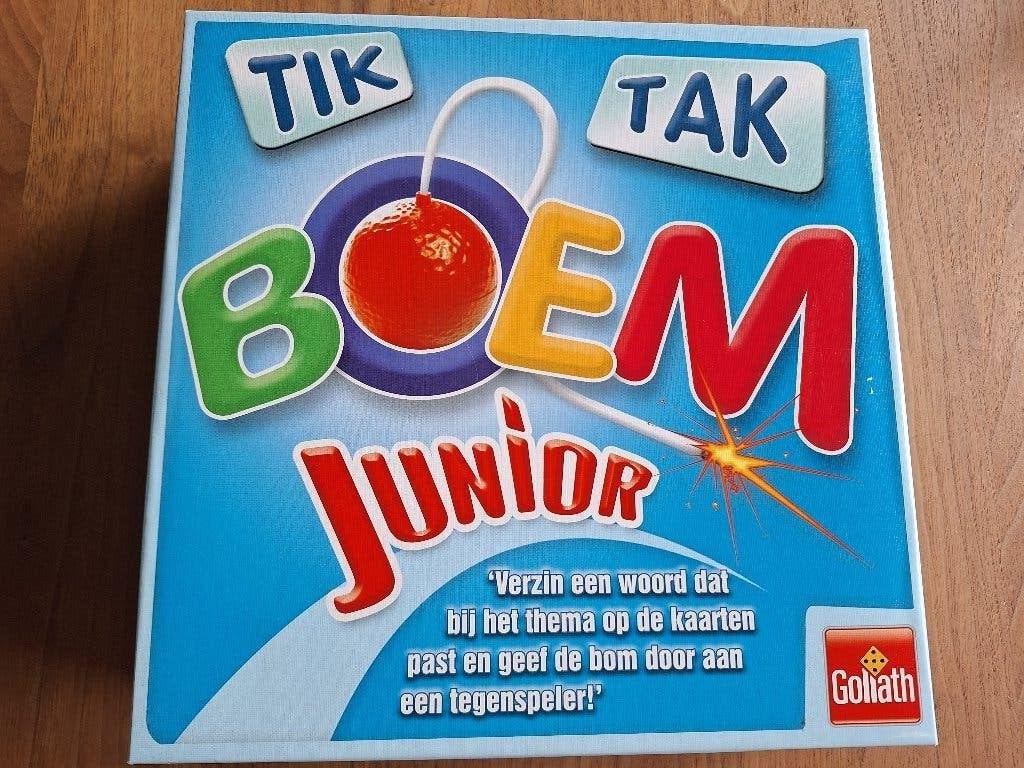Tik Tak Boem Junior, Vijf spelers of meer, Ophalen, Zo goed als nieuw, Goliath