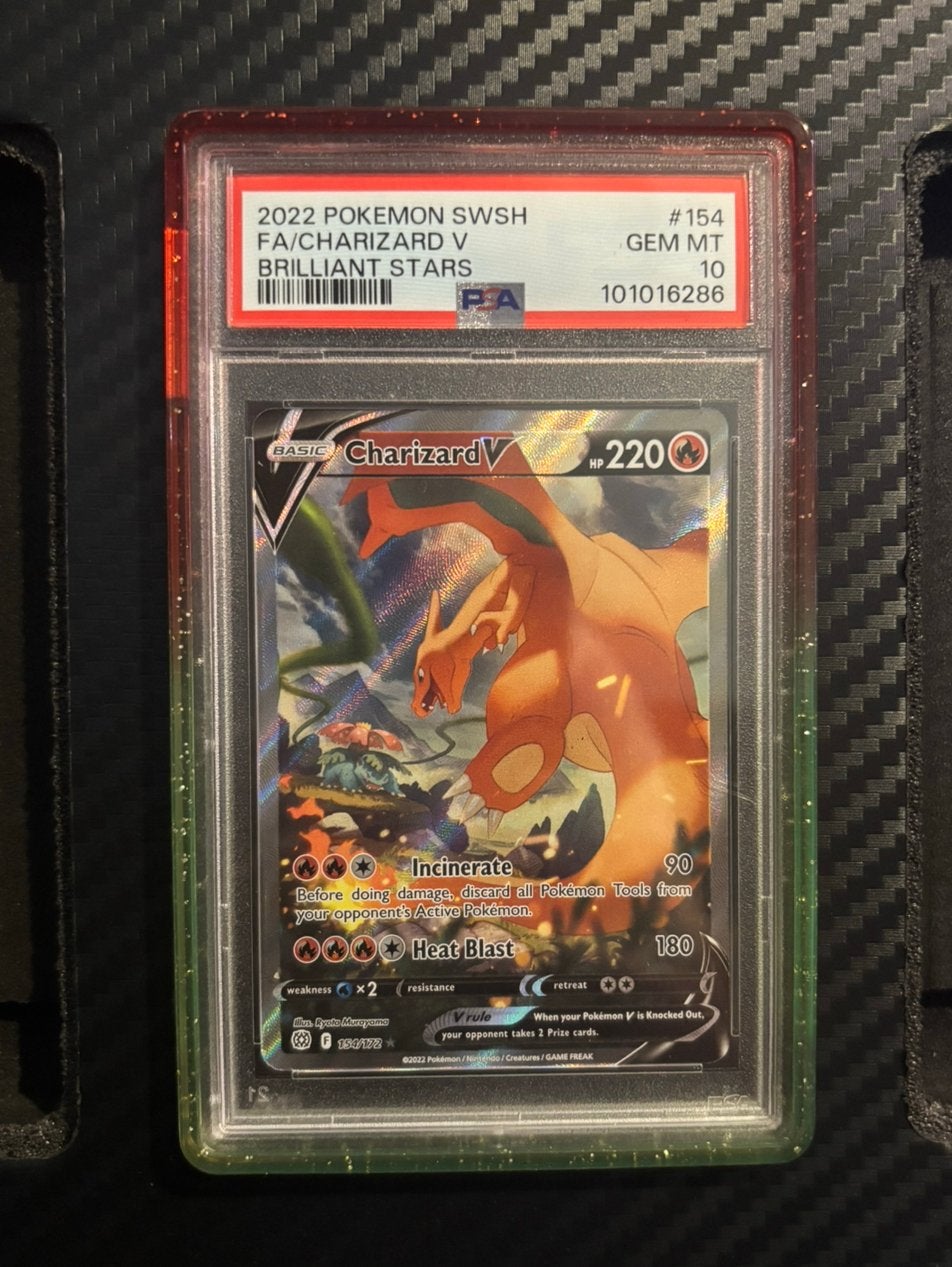 Charizard 154 psa10, Ophalen of Verzenden, Zo goed als nieuw