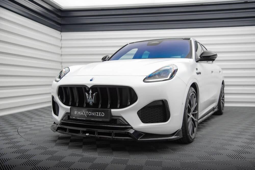 Voorlip sideskirt diffuser spoiler - Maserati Grecale 22+, Auto diversen, Tuning en Styling, Ophalen of Verzenden