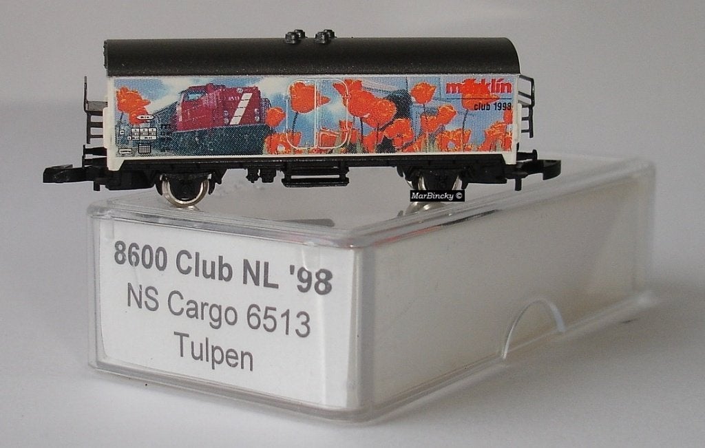 Märklin Z 8600 Club Nederland 1998 NS6400 Tulpen Koelwagen !, Hobby en Vrije tijd, Gelijkstroom, Ophalen of Verzenden, Märklin