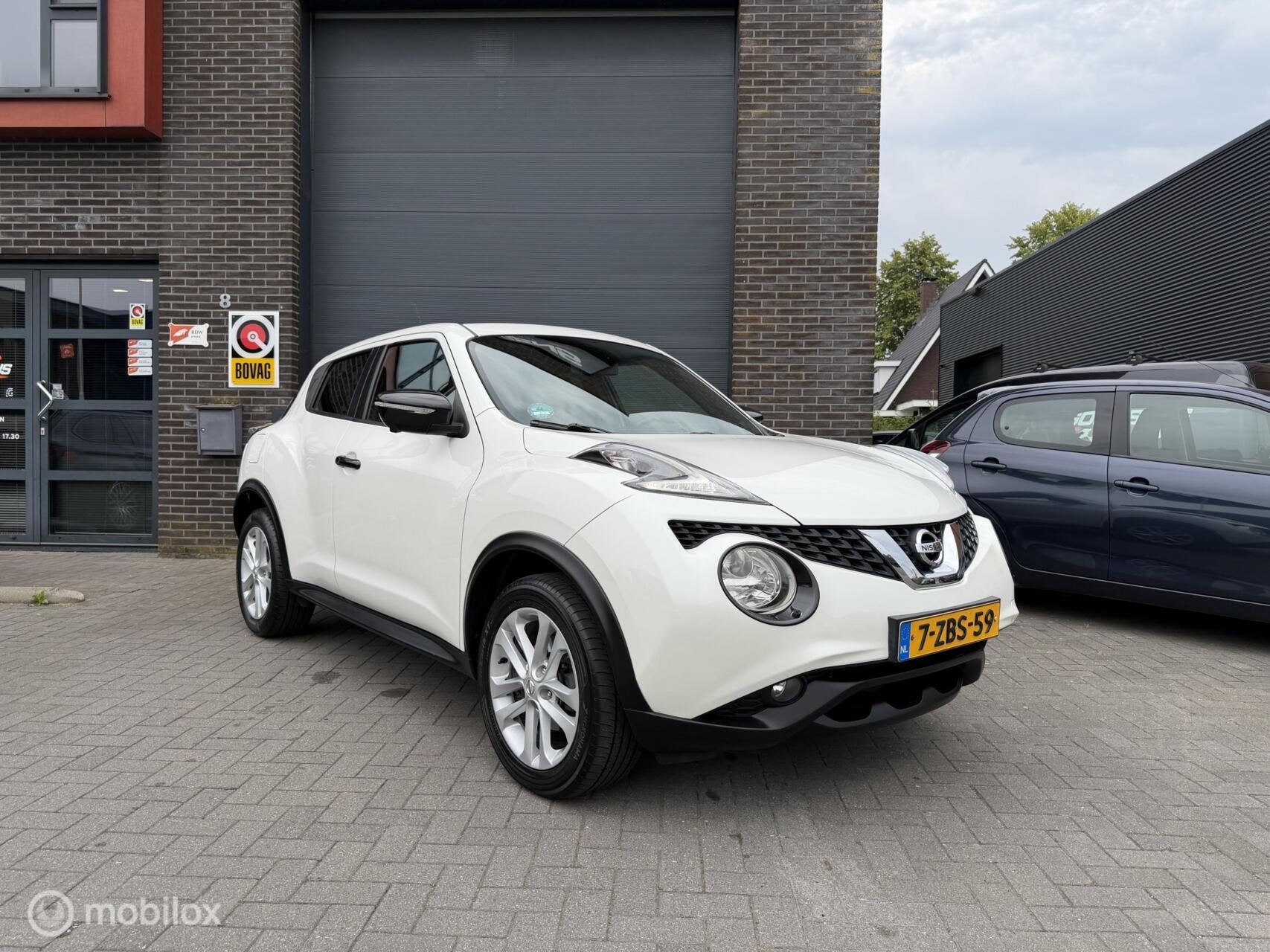 Nissan Juke 1.2 DIG-T S/S Tekna, Auto's, Nissan, Voorwielaandrijving, 116 pk, Wit, Bedrijf