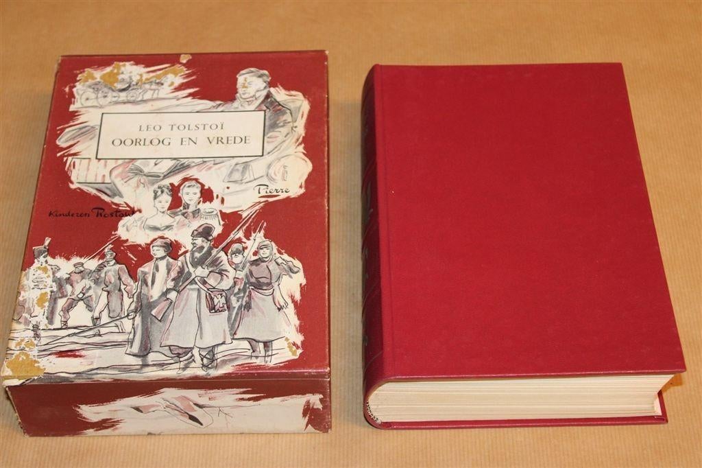 Oorlog en Vrede — Roman van L.N. Tolstoi — ca. 1959, Ophalen of Verzenden, Gelezen