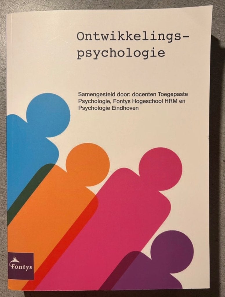 Ontwikkelingspsychologie - Fontys Hogeschool, Diverse auteurs, Zo goed als nieuw, Beta, HBO