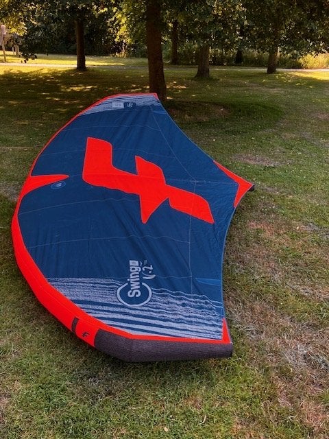 F-One Swing V2 5.5m  en F-One Origin 4.0m Wingfoil Wings, Watersport en Boten, Geen board, Ophalen, Zo goed als nieuw, Overige typen