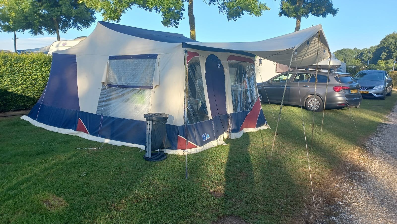 Vouwwagen Jamet jametic, Caravans en Kamperen, Vouwwagens, Ophalen, Blauw, Aanwezig, Jamet