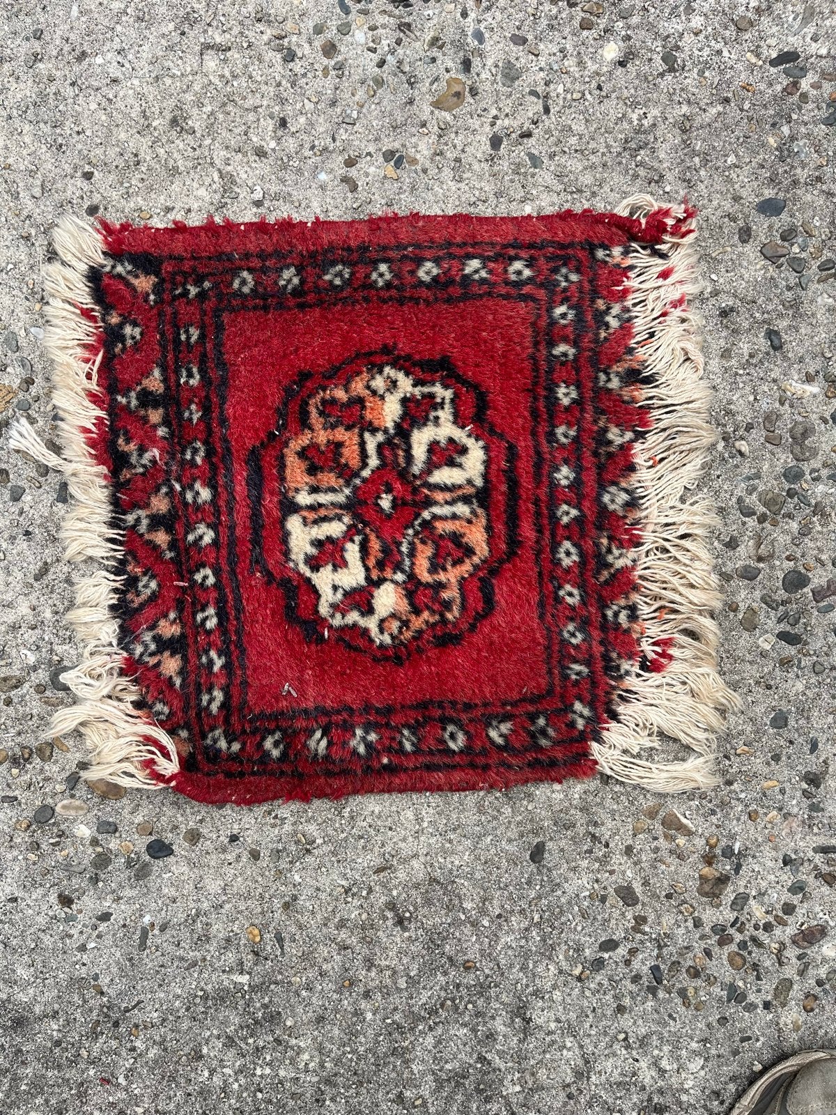 Perzisch tapijt, Ophalen, Minder dan 50 cm, Gebruikt, Vierkant