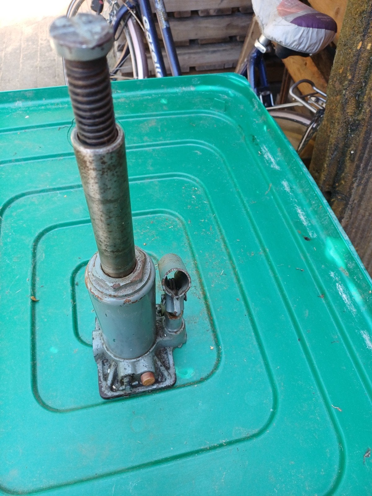 Robuuste Potkrik -   500 kg werkt goed., Ophalen