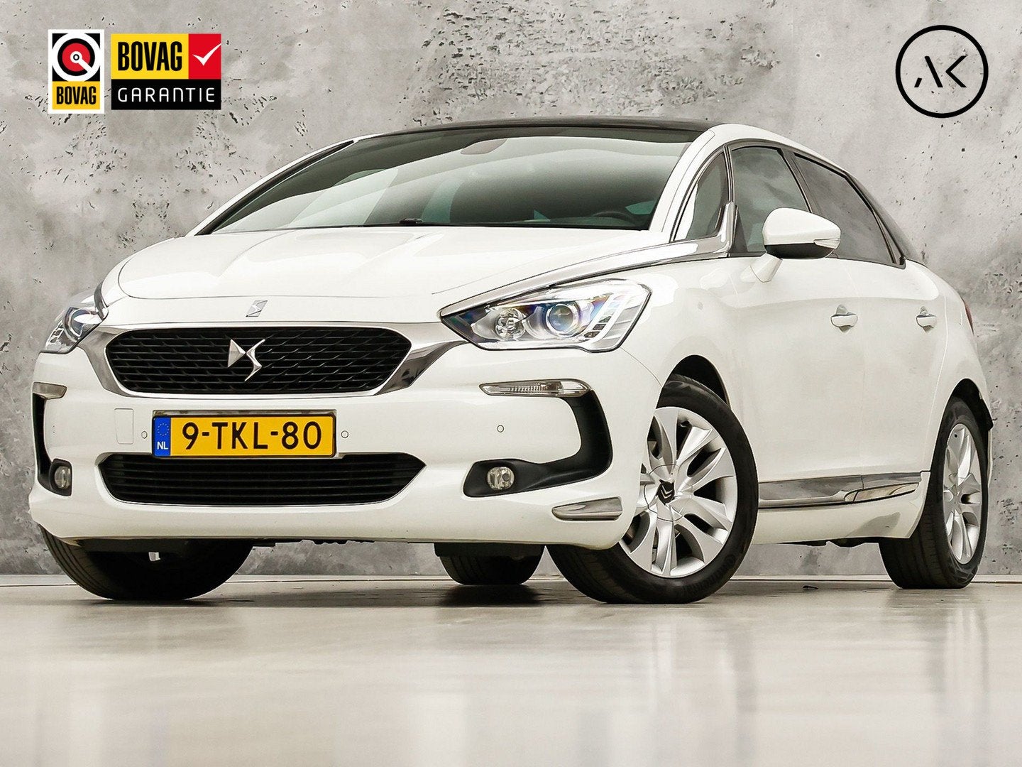Citroën DS5 1.6 THP Executive Sport 156Pk Automaat (PANORAM, Auto's, Gebruikt, Zwart, Leder en Stof, Wit