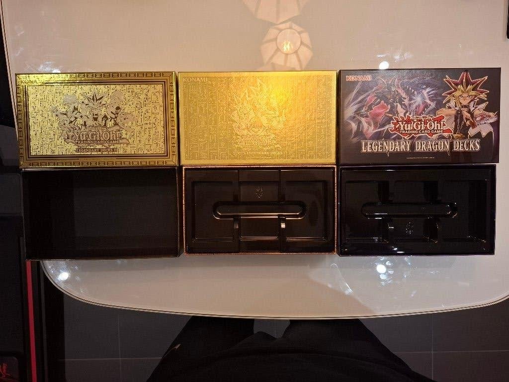 Yu-Gi-Oh deck boxes (leeg), Ophalen of Verzenden, Zo goed als nieuw, Overige typen