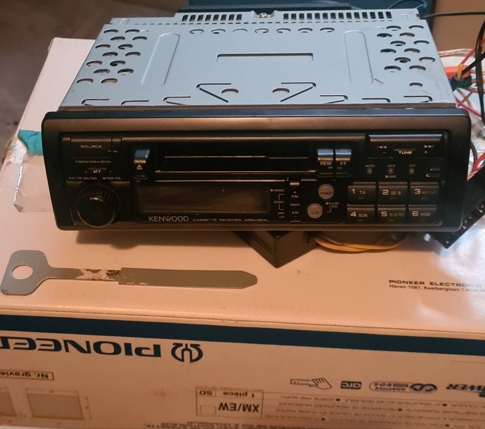 Kenwood Cassette Receiver - Auto Radio, Auto diversen, Ophalen of Verzenden, Gebruikt