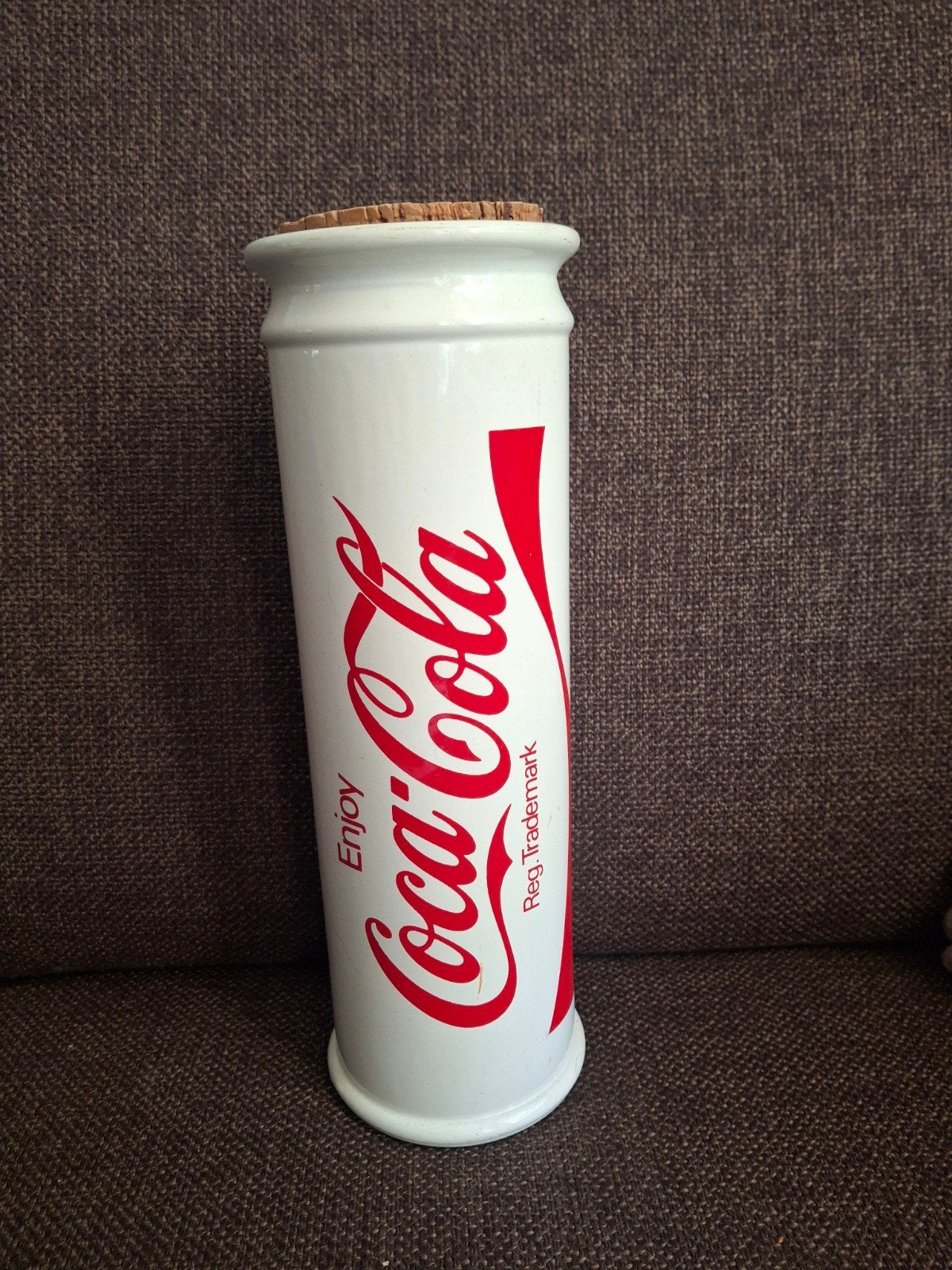 Coca Cola glazen witte vintage spagetti fles, Ophalen of Verzenden, Gebruiksvoorwerp
