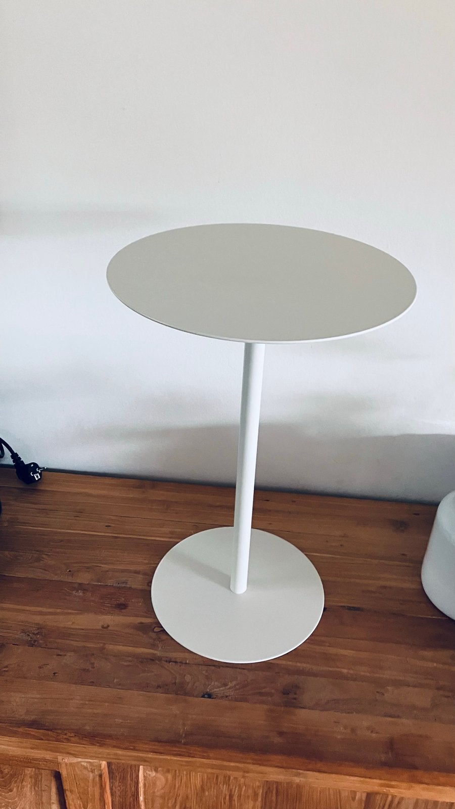Bijzetafel/plantentafel metaal - Kwantum, Ophalen, Minder dan 55 cm, Metaal of Aluminium, Rond