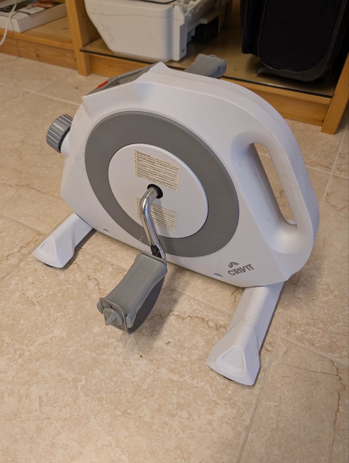 Crivit Mini Hometrainer - Compact en Draagbaar, Ophalen, Kunststof, Zo goed als nieuw, Hometrainer