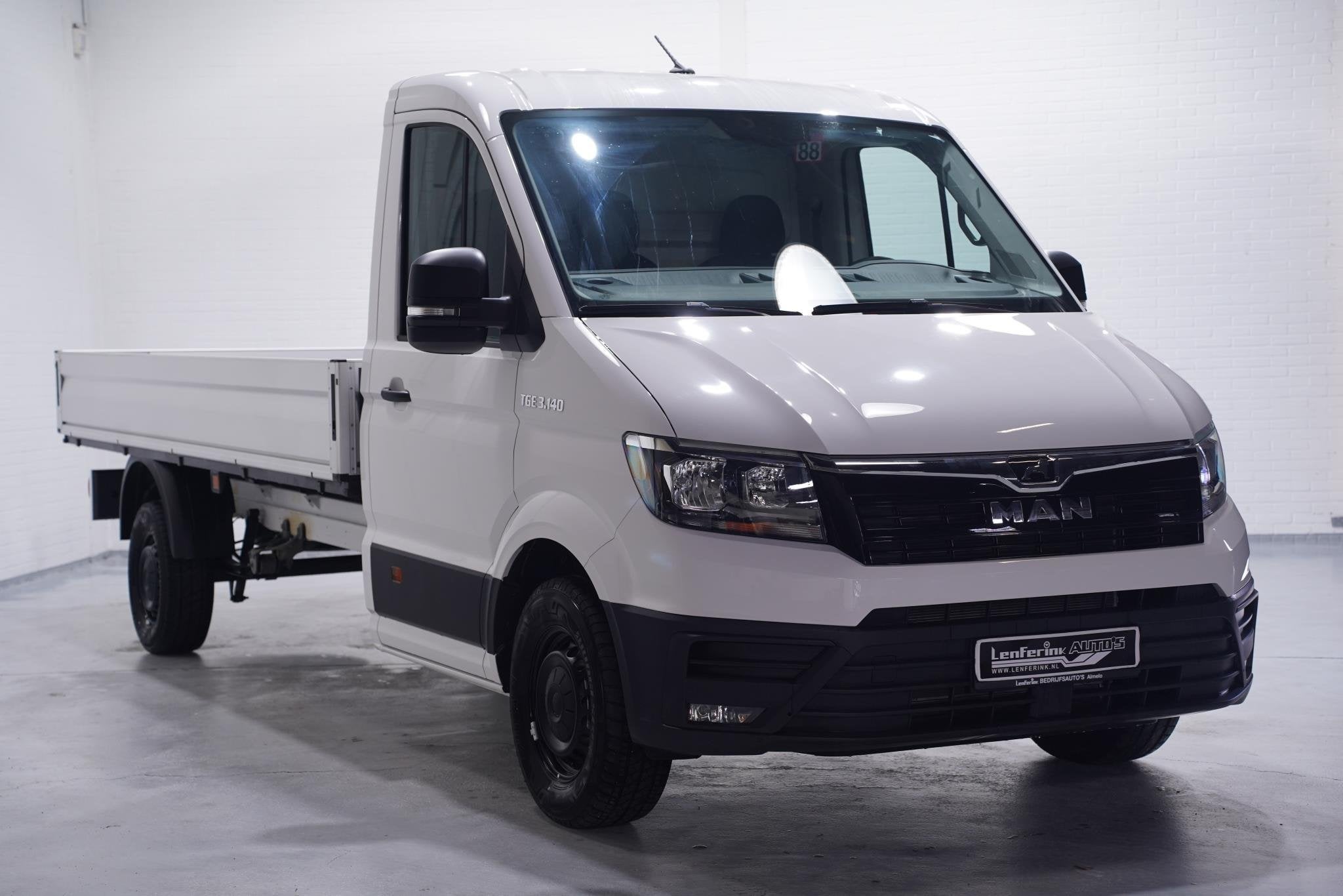 MAN TGE 2.0 TDI 140 pk L4 Pick Up / Open Laadbak Airco, Appl, Auto's, Stof, Gebruikt, 4 cilinders, Start-stop-systeem