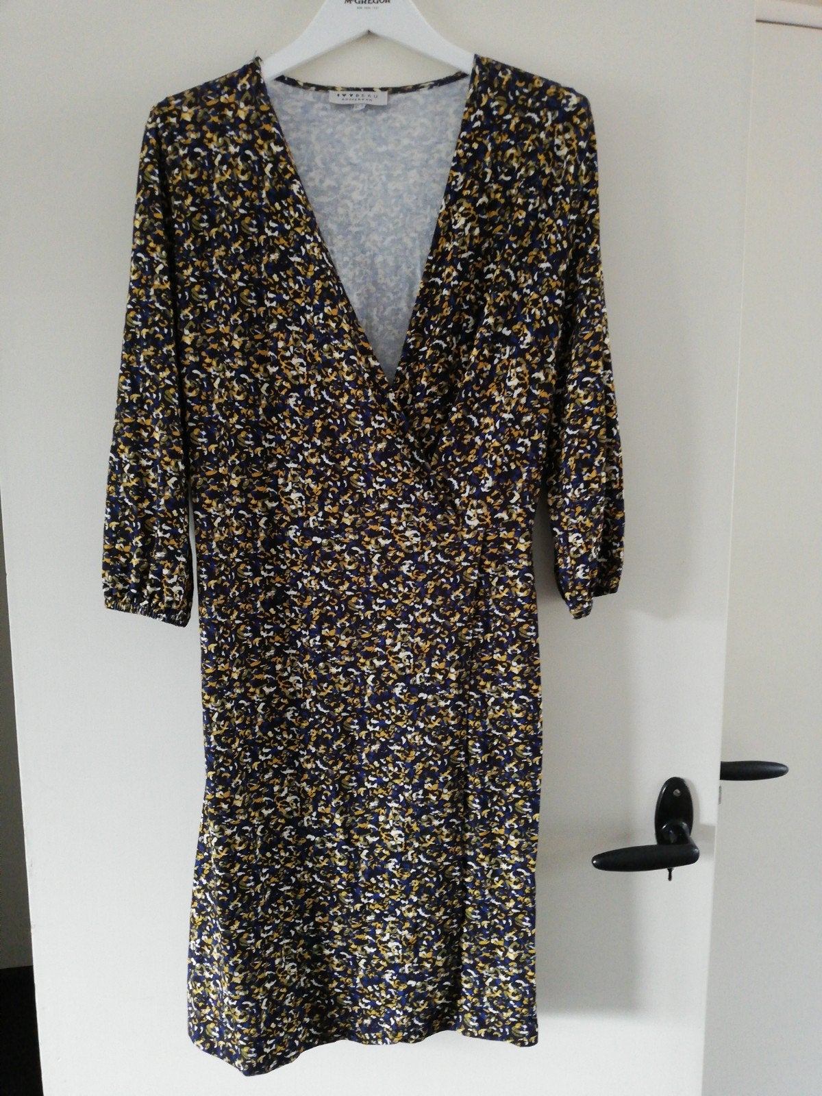 IVY Beau Amsterdam Jurk Maat 40 - Blauw/Geel, Kleding | Dames, Maat 38/40 (M), Meerkleurig, Nieuw, Ophalen of Verzenden