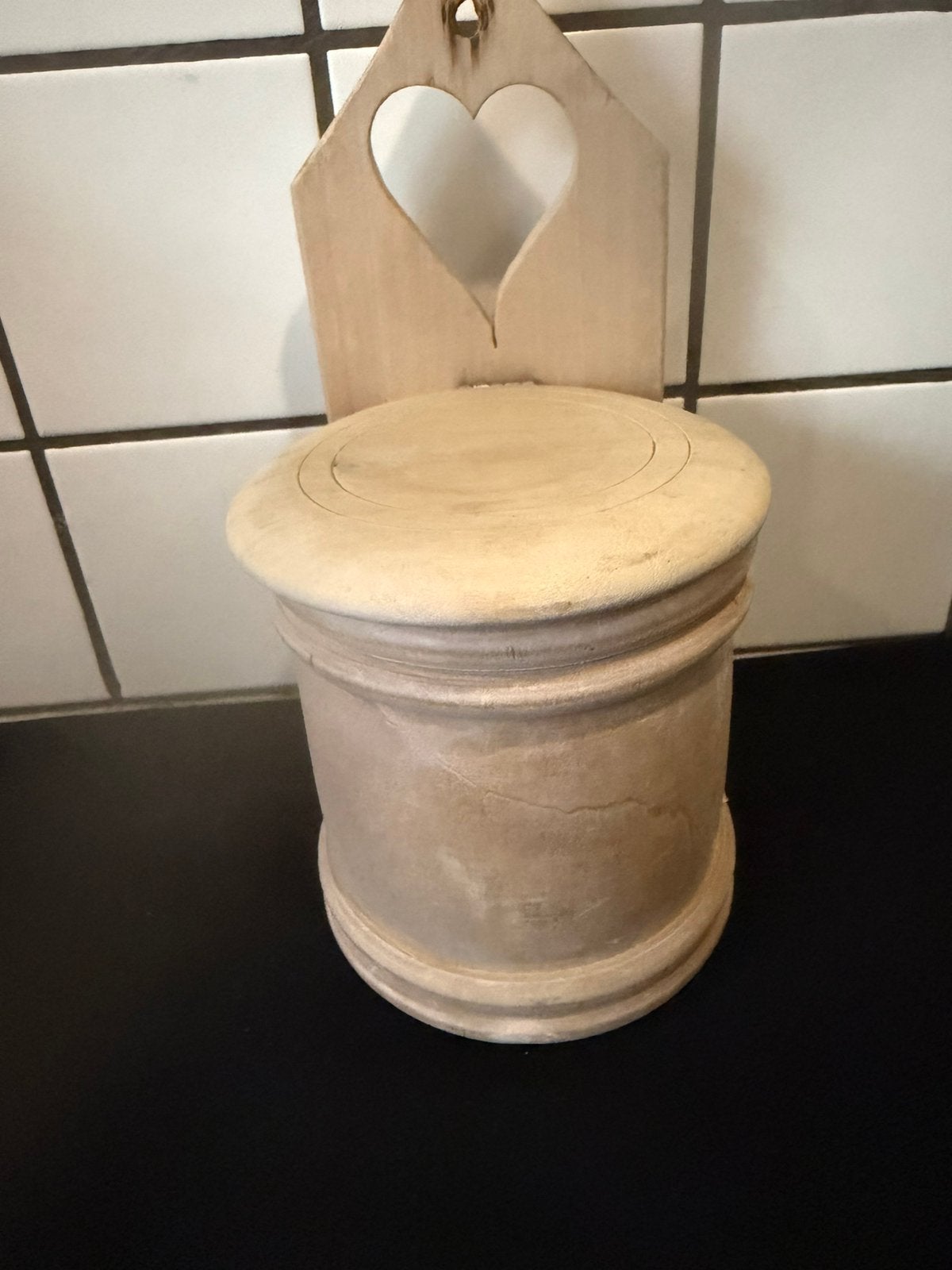Vintage zoutvat, Ophalen of Verzenden