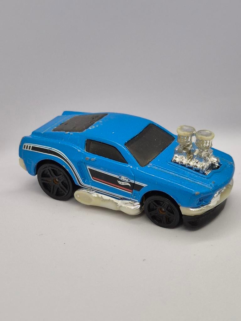 Hot Wheels 1968 Ford Mustang DTX47 - Blauw, Ophalen of Verzenden, Gebruikt, Auto