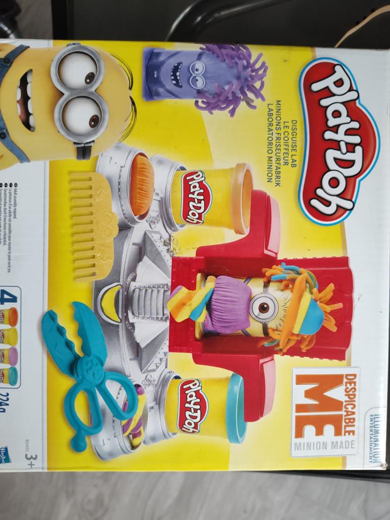Play doh Minion kapperset met willekeurige klei, Ophalen, Gebruikt, Knutselen