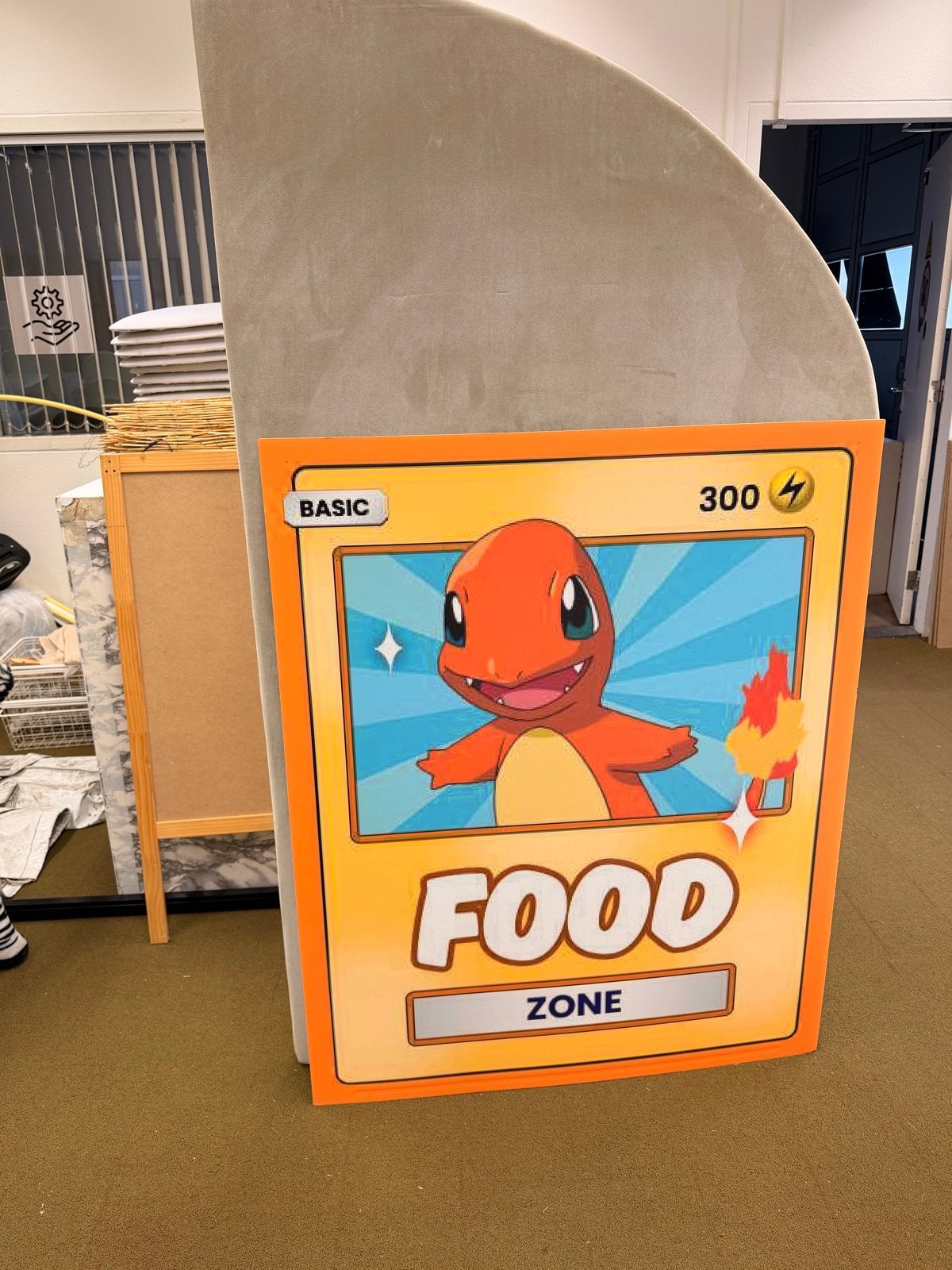Pokemon Food Zone Decoratie voor Themafeestjes, Hobby en Vrije tijd, Feestartikelen, Ophalen, Gebruikt, Versiering, Overige
