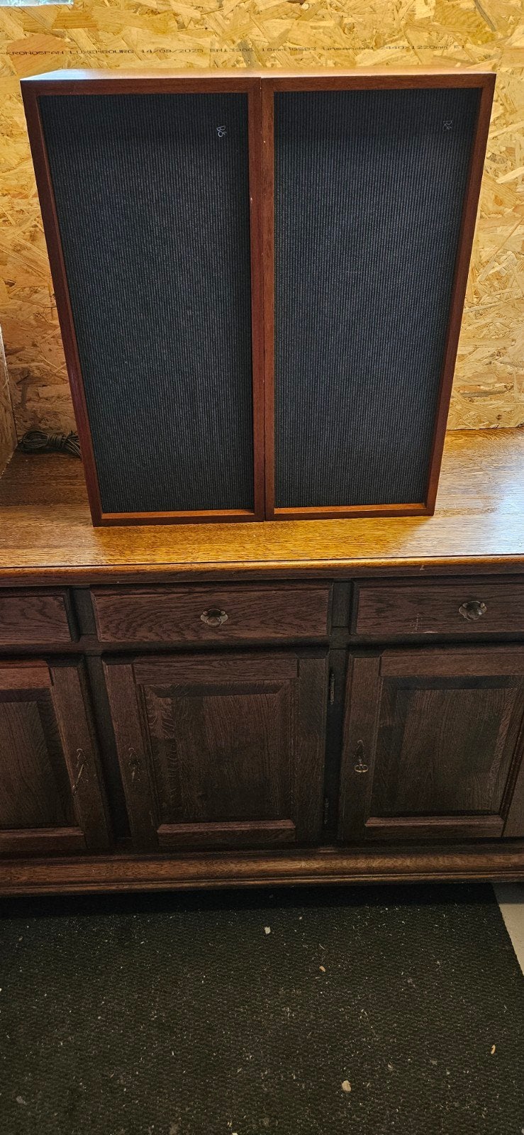 B&o Bang & Olufsen Højttaler Type S Vintage speakers, Huis en Inrichting, Ophalen of Verzenden, 25 tot 50 cm, Minder dan 100 cm