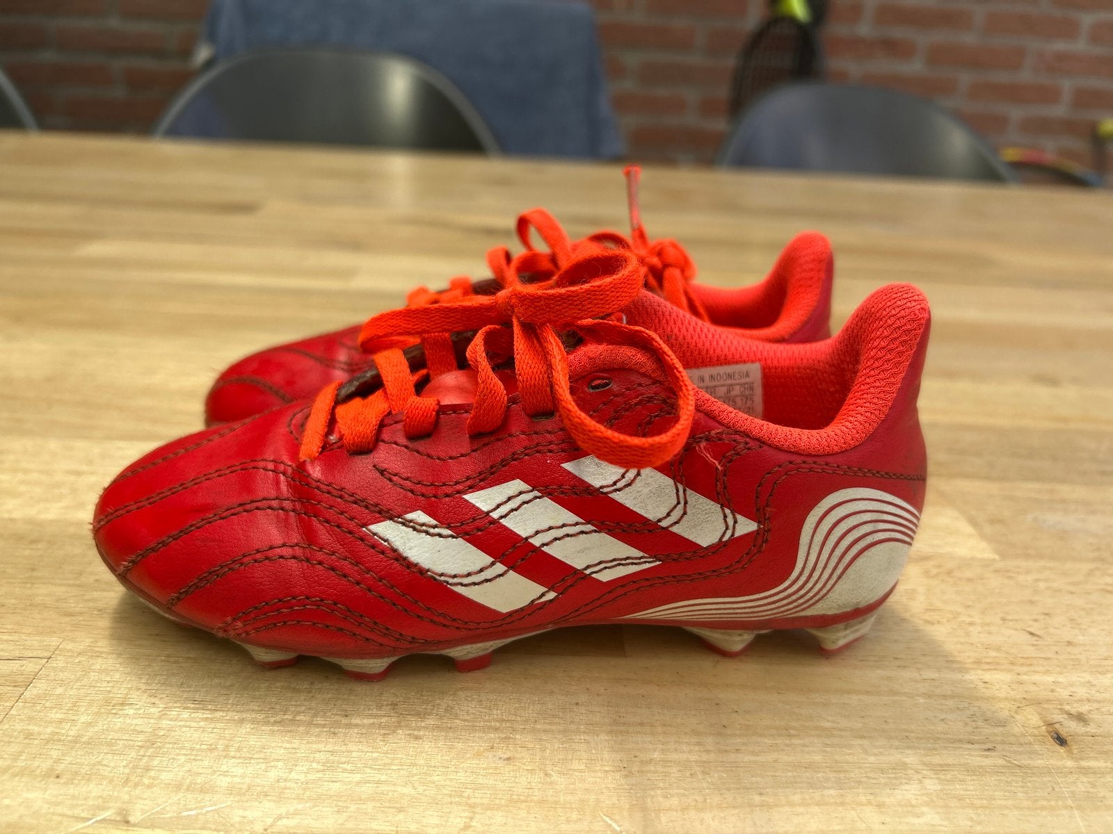 Adidas Copa Voetbalschoenen Rood Maat 29, Maat XS of kleiner, Ophalen, Gebruikt, Schoenen