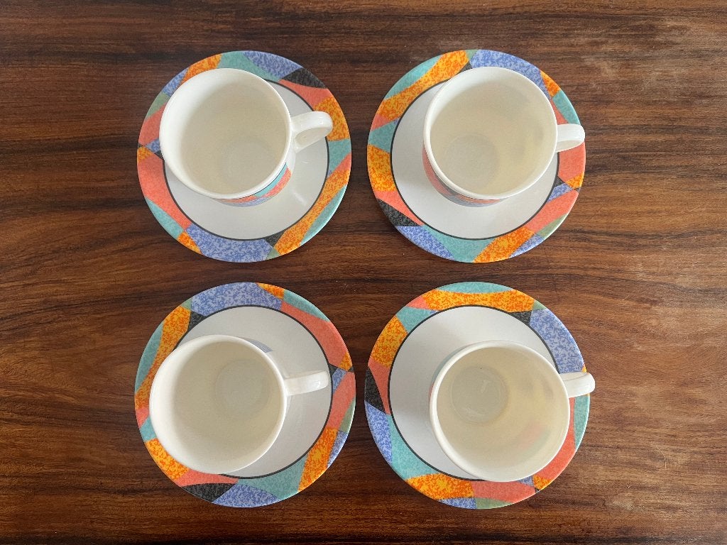Arcopal Santiago kop en schotel, Ophalen, Gebruikt, Glas, Overige stijlen