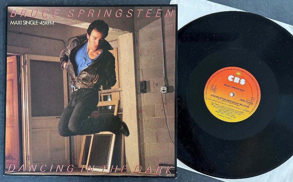 BRUCE SPRINGSTEEN - Dancing in the dark ( 12# ), Cd's en Dvd's, LP, Ophalen of Verzenden, Zo goed als nieuw, Classic Rock
