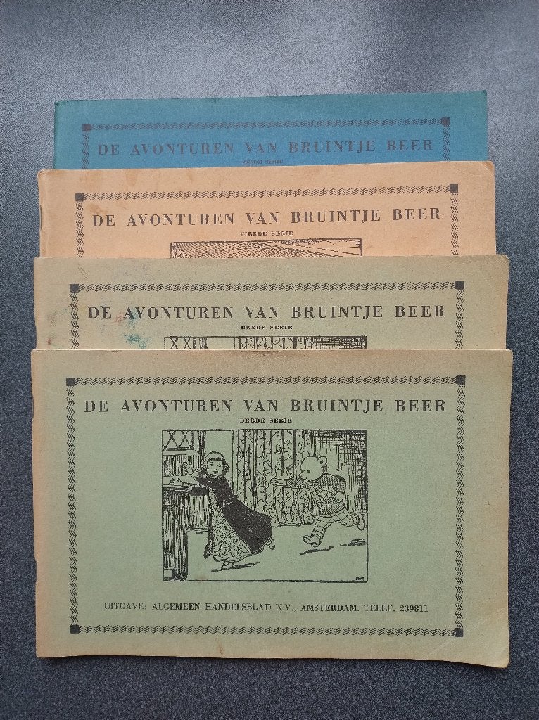 Bruintje beer boekjes, Boeken, Meerdere stripboeken, Ophalen of Verzenden, Gelezen