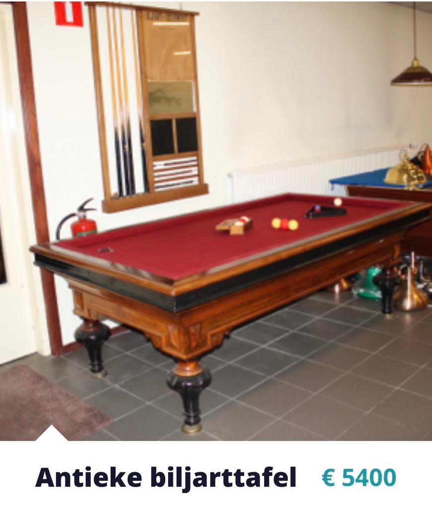 Pooltafels 7 en 8 ft  uitverkoop, Ophalen, Dijklaan 133 Breda, Pooltafel, Stoffelen