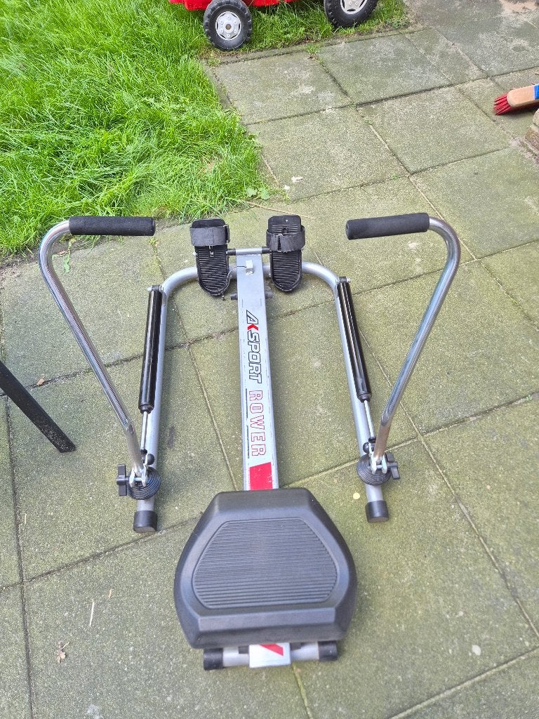 Roeimachine, Sport en Fitness, Ophalen, Gebruikt, Benen, Metaal