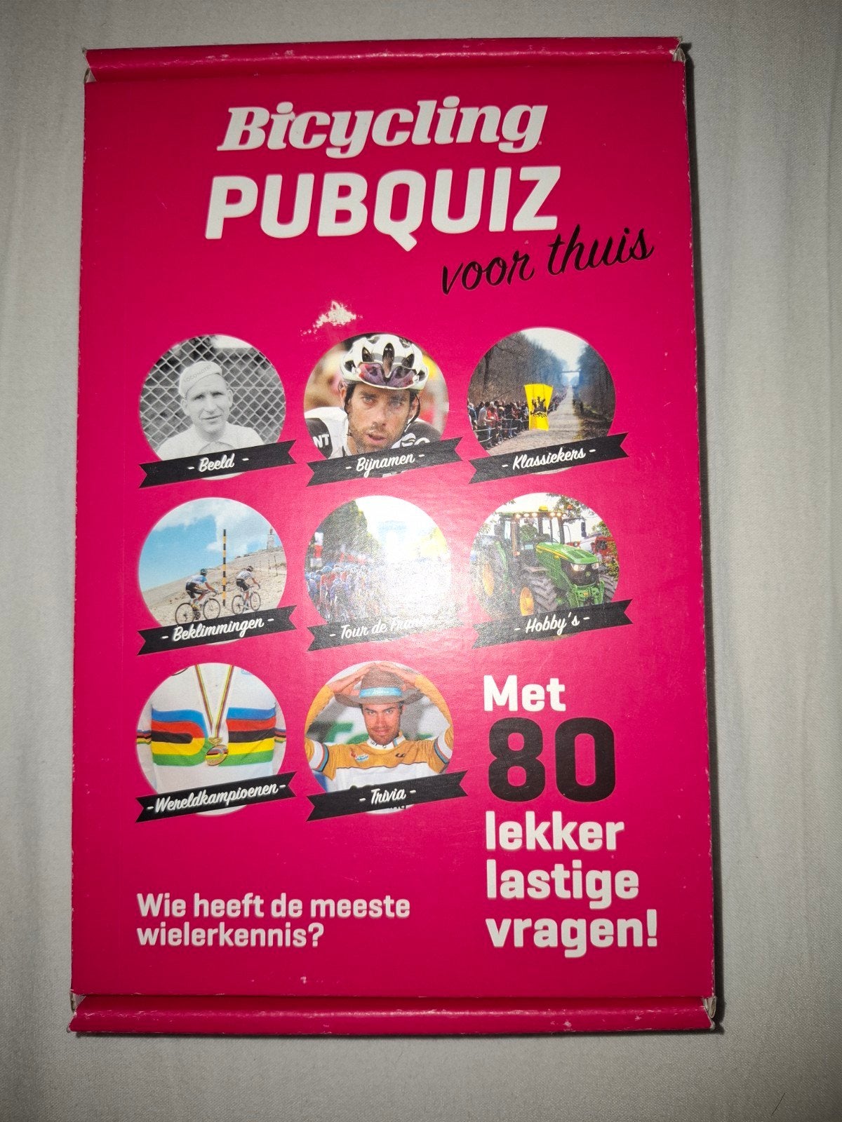 Bicycling PUBQUIZ voor thuis - Wielerkennis Quiz, Vijf spelers of meer, Ophalen of Verzenden, Zo goed als nieuw, Bicycling