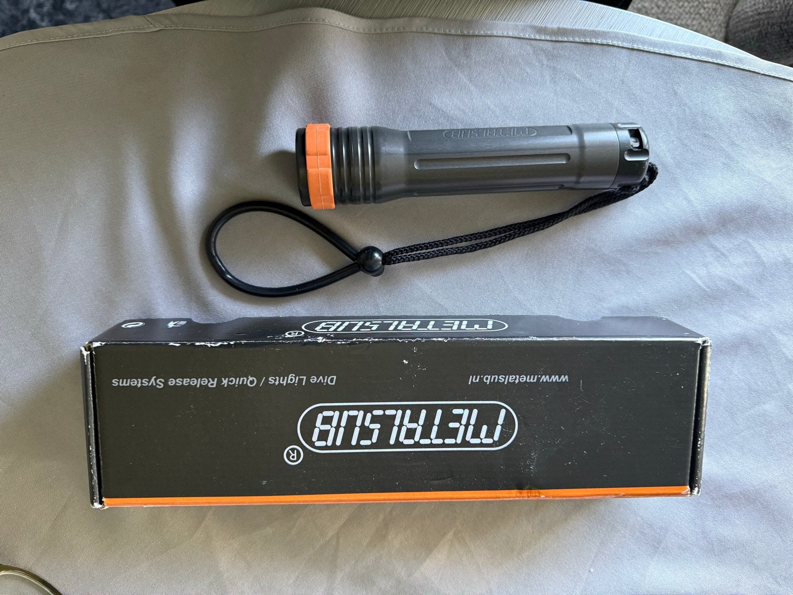 Metalsub duiklamp - Compact en krachtig voor onderwater, Watersport en Boten, Ophalen, Gebruikt, Duiklamp