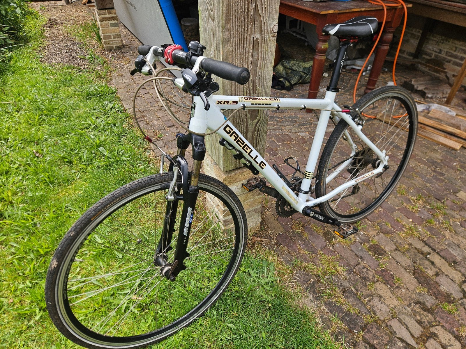 Gazelle XR.3 Crossfiets - Shimano Deore LX, Ophalen, 24 inch of meer, Gebruikt, Velgrem