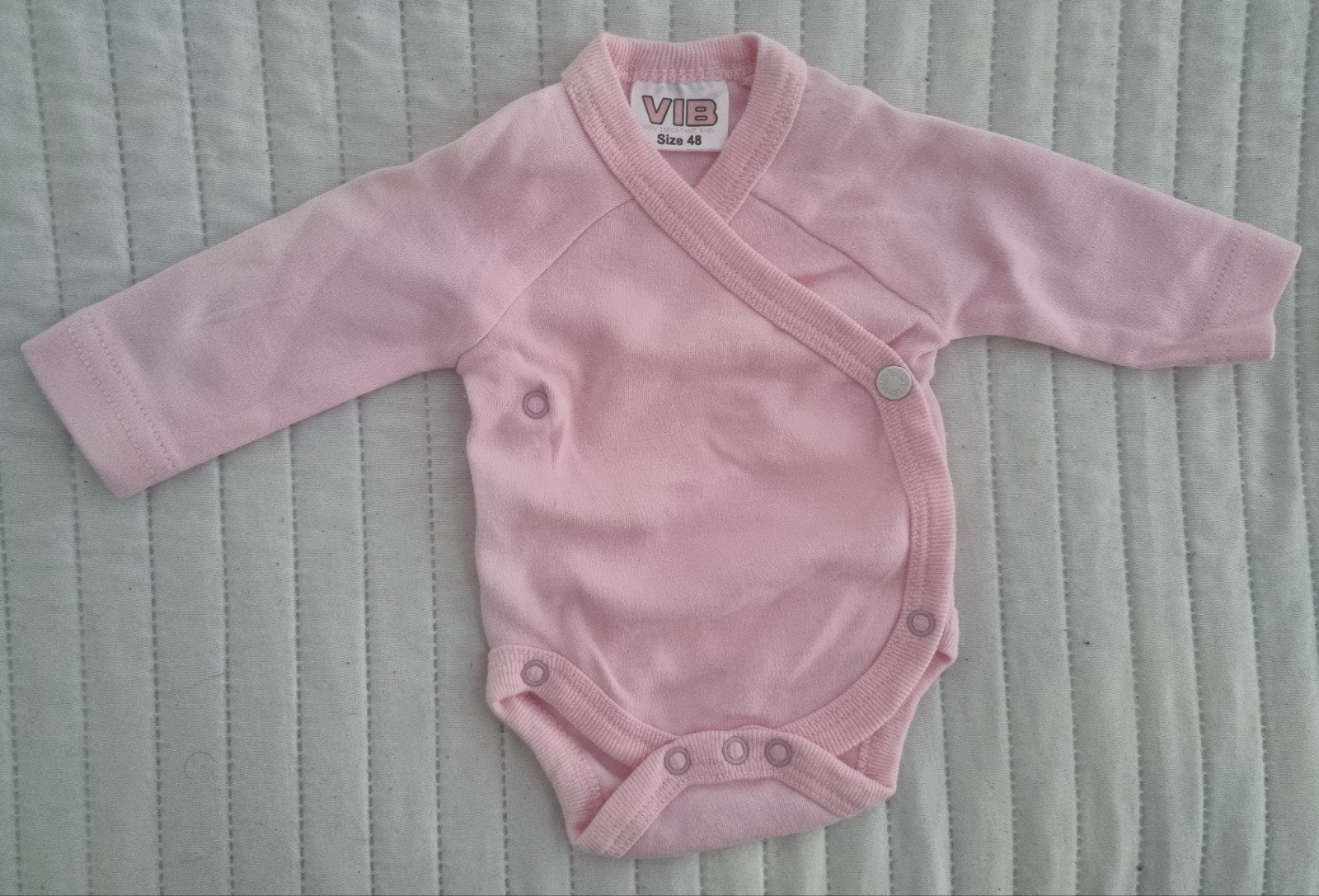 Vib rompertje maat 48 prematuur roze kraamcadeau romper, VIB, Nieuw, Shirtje of Longsleeve, Verzenden